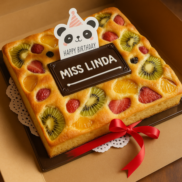 Fruit Pastry Cake - Custom Cake with Fresh Fruit