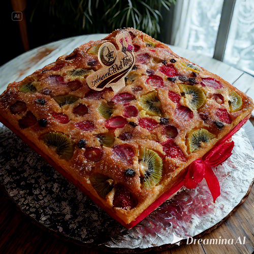 Fruit Pastry Cake - Custom Cake with Fresh Fruit